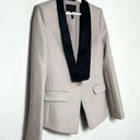 BCBGMAXAZRIA  Lapeled Beige Blazer Photo 2