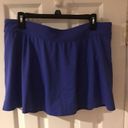 L.L.Bean  Regular Beansport Swim Skirt Blue Skort Mix & Match  Size 16  New Photo 5