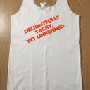 Hooters #1 New  Girl Uniform Tank From Clearwater Florida Size Large With A Small Flaw Photo 4