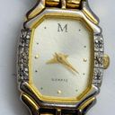 Monet  M 17mm ladies Quartz watch gold tone size 6.75” runs Photo 1