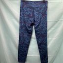 L.L.Bean  women’s size small blue, Paisley and floral leggings. Photo 4