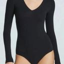 Commando  Seamless Black V-Neck Bodysuit Photo 0