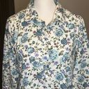 Tuckernuck  The Shirt Rochelle Behrens Floral Pullover Button Down Top Size Small Photo 2