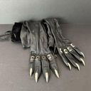 Majesty Black Metal Nails Leather Opera Gloves Photo 0