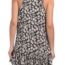 Monteau Black & White Floral Smocked Waist Midi Dress Photo 1