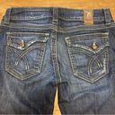 Seven7 Y2K Tag Cropped Jeans Size 27 Dark Wash Boot Cut Photo 8