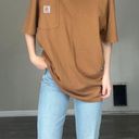 Carhartt Brown Oversized Tee Photo 0