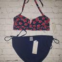 Parker NWT Peyton &  Women's Size Small 2 Piece Bikini Swimsuit Set Stars Navy Photo 0