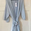 UGG  NEW Monrose Peached Knit Cosy Robe Sky Heather Light Blue Womens XL Bathrobe Photo 2