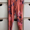 Maaji  dusty rose floral leggings Photo 0