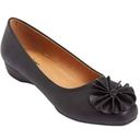 Comfortview  Woman's Rhea Black Ballet Flat Slide On Shoe 9M Photo 2