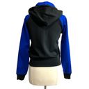 Polo  RALPH LAUREN 1967 Colorblock Full Zip Hoodie Small Women Black Blue NWT Photo 5