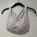 Lululemon  Energy Bra Size 4 Gray Medium Support Photo 0