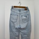 American Eagle Size 6  Light Blue Distressed Highest Rise 90’s Boyfriend Jeans Photo 5