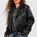 Boohoo oversized leather jacket Photo 0