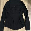 Black Zip Up Workout Jacket Size XS Photo 1