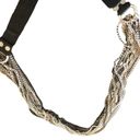 Buckle The  Leather Chain Belt Black  Silver Hardware Size M/L Casual Fall Photo 2