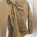 ZARA NWT  linen top with cross tie in front, fall, cozy women’s size small Photo 6