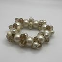 Monet Signed  Stretchy Stretch Bead Beaded Bracelet Chunky Statement Style Photo 3