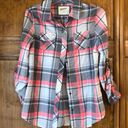 Arizona Jeans Arizona Jean Co Plaid Button Down Shirt Small Photo 0