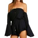 Radio Fiji  Off-Shoulder Bell Sleeve Romper Swimsuit Cover-Up Size Large Photo 2