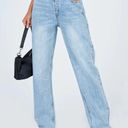 Princess Polly Holly Asymmetric Straight-Leg Jeans Photo 0