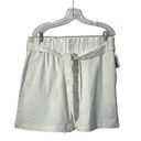 Draper James  RSVP™ Paperbag Shorts Denim White Tie Waist Size XL NWT Photo 0