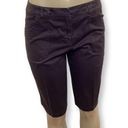 AB Studio  Brown Capri Pants Photo 0