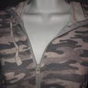 Xersion Womens Camo Fall Full zip Sweatshirt Hoodie size Medium Photo 3