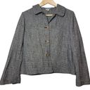 J.Jill  Linen Blend Blazer Jacket Small Office Professional Career Photo 0