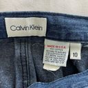 Calvin Klein Vintage  Denim Skirt Blue Midi Skirt Womens Size 10 Cotton USA Boho Photo 4