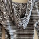 prAna Striped Hooded Long Sleeve Top Photo 3