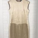 W By Worth Champagne Shimmer Sequin Sheath Dress Photo 0