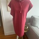 Mango Pink Hoddie Cotton Dress Size M (34 in long) Photo 6