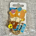 Sanrio Rilakkuma 20th Anniversary USA Tour Group Enamel Keychain NWT Photo 2