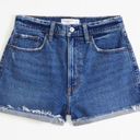 Abercrombie & Fitch Curve Love High Rise Mom Shorts Photo 0