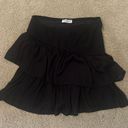 Vestique Black Ruffle Skirt Photo 1