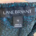 Lane Bryant  Lace Trim Green & Black Animal Print Chemise Photo 5