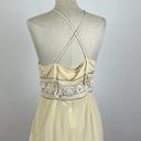 Tracy Reese  Cream Silk Jeweled Tank Top Photo 6