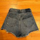 Abercrombie & Fitch High Rise Denim 90s Cut Off Shorts Photo 2