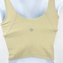 Lululemon  Womens Athleisure Active Sporty Align Cropped Tank Top Size 2 Cream Photo 10