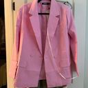 Missguided Misguided Oversized Pink Blazer Photo 0