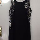 W118 By Walter Baker Black Sequin Piette Party Dress size M Photo 0