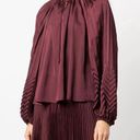 Mulberry Jonathan Simkhai NWT Wanda Pleated Detail Top in  Size 0 Photo 2