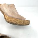 Vince  Wyatt Oatmeal Beige Tan Suede Cork Platform Open Toe Chunky Heels Shoes 6 Photo 15