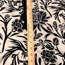 Knox Rose  Size L Black & White Floral Wide Leg Pants Boho Vacation Cruise Summer Photo 9