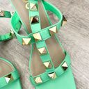 EGO New  green stud strappy heels size 9 Photo 3