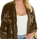 Johnny Was  heavily embroidered sequin embellished Ally Velvet Kimono/Jacket NWT Photo 6