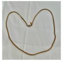 Monet Vintage  braided gold tone chain necklace Photo 2