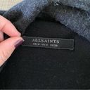 all saints wool drina asymmetrical draped shoulder zip jacket Photo 3